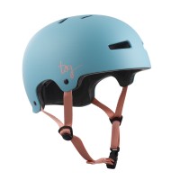 Skateboard helmet Tsg Evolution Women Solid Color Porcelain Blue Satin 2020 - Skateboard Helmet