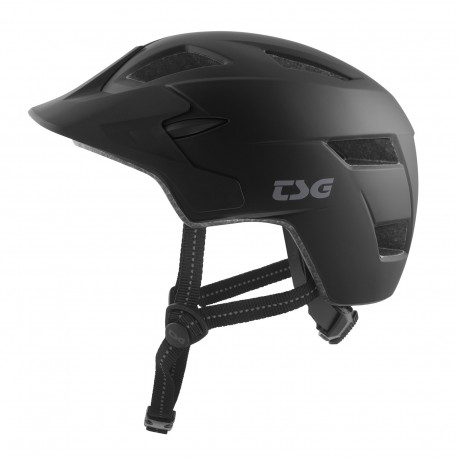TSG Helmet Cadete Solid Color Black Satin 2020 - Bike Helmet