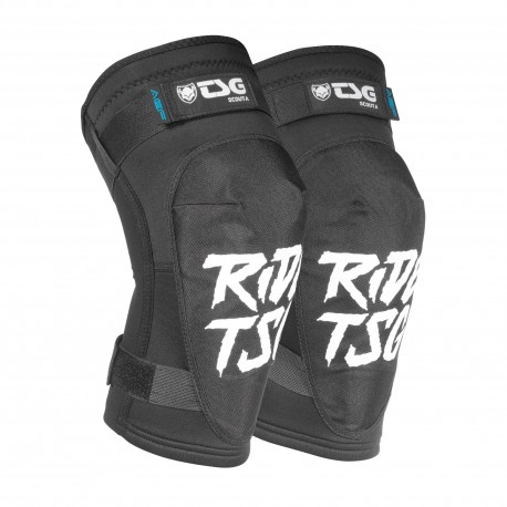TSG Kneeguard Scout A Ripped Black 2020 - Genouillères