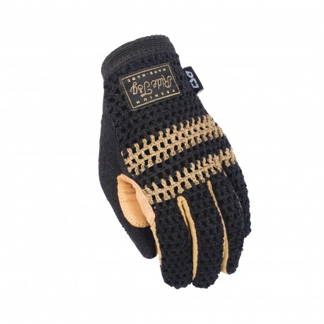 TSG Glove Slim Knit Black-Beige 2020 - Gants de Cycliste