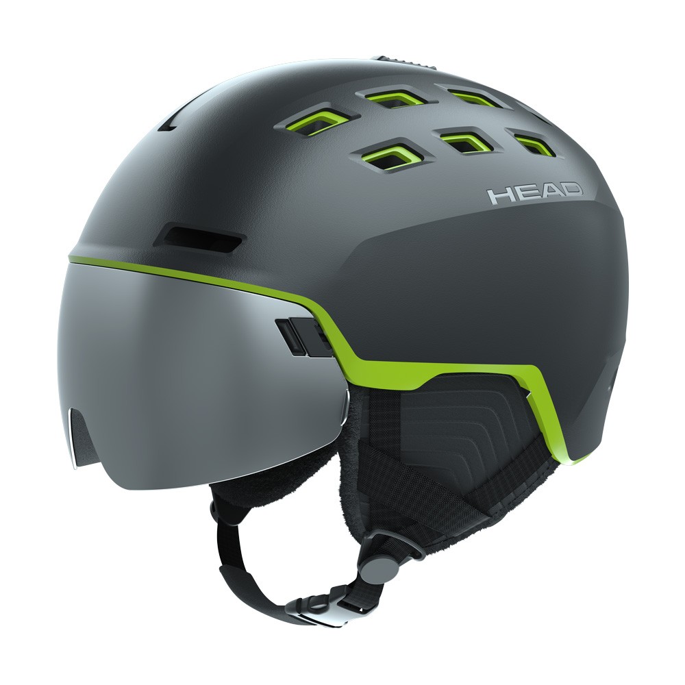 Head Radar Ski Helmet Black Ladies 