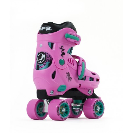 Quad skates Sfr Storm IV Pink/Green 2021 - Rollerskates