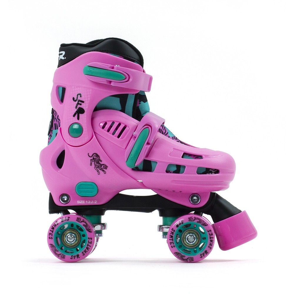 SFR Rollschuhe Roller Skates STORM IV KIDS Rollschuh 2021 pink/green Rollschuhe 