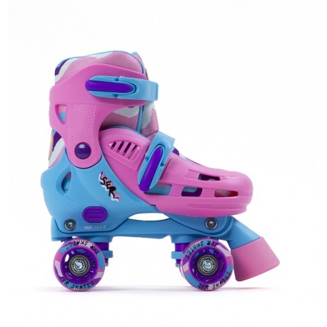 Quad skates Sfr Hurricane III Adjustable Pink/Blue 2022 - Rollerskates