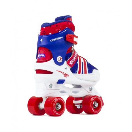 Quad skates Sfr Spectra Blue/Red 2023 - Rollerskates