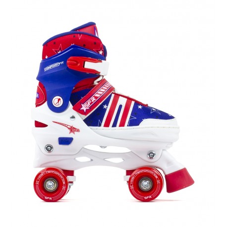 Quad skates Sfr Spectra Blue/Red 2023 - Rollerskates