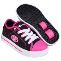 Schuhe mit Rollen Heelys X Classic Black/White/Hot Pink 2022 - Heelys Mädchen