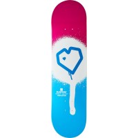 Skateboard Blueprint Spray Heart 8\\" Deck Only 2020 - Skateboards Nur Deck