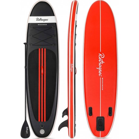 Retrospec Weekender 10 Inflatable Paddle Board Black 2020 - HARDBOARD SUP