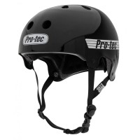 Skateboard-Helm Pro-tec Old School Cert Gloss Black 2023