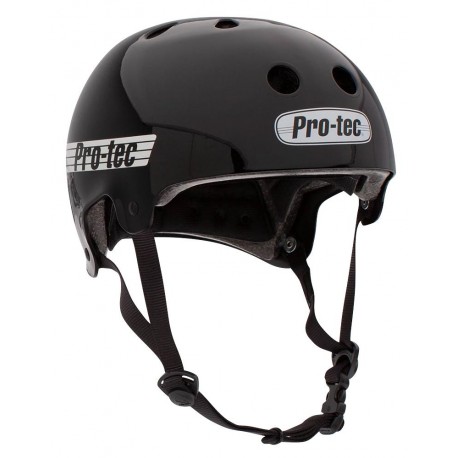 Skateboard helmet Pro-tec Old School Cert Gloss Black 2023 - Skateboard Helmet