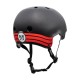 Skateboard-Helm Pro-tec Old School Cert Skeleton Key Black/Red 2020 - Skateboard Helme