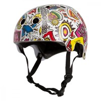 Skateboard-Helm Pro-tec Old School Cert New Deal Multi 2020 - Skateboard Helme