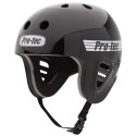 Skateboard-Helm Pro-tec Full Cut Water Mount Clip Gloss Black 2023