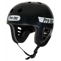 Skateboard-Helm Pro-tec Full Cut Water Gloss Black 2023 - Skateboard Helme