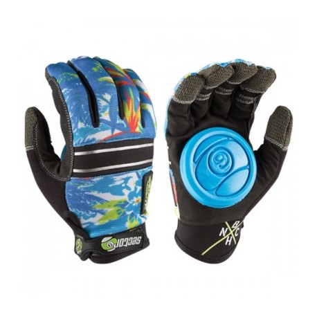 Sector 9 Gloves Bhnc Slide Blue 2020 - Gants de Longboard