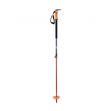 Skistöcke BCA Scepter Aluminum Black Orange 2023 - Skistöcke
