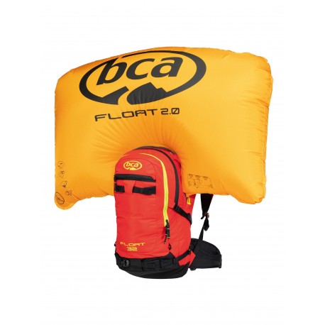 BCA Float 32 Warning Red 2023 - Complete Airbag Backpack