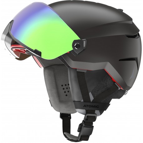 Atomic Ski helmet Savor Amid Visor HD Black 2021 - Skihelm