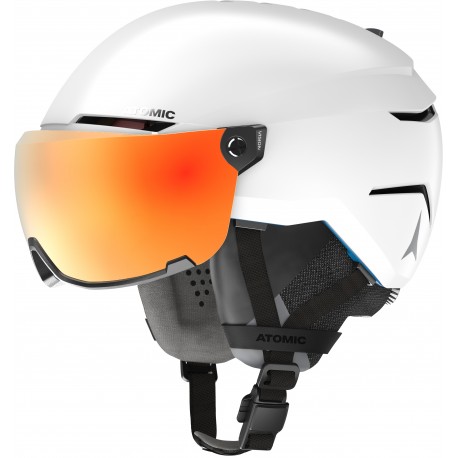 Atomic Ski helmet Savor Amid Visor HD White 2021 - Ski Helmet