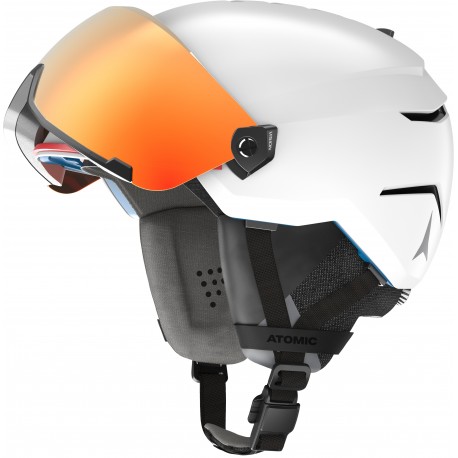 Atomic Ski helmet Savor Amid Visor HD White 2021 - Casque de Ski