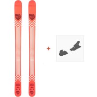Ski Black Crows Camox Jr Birdie 2022 + Fixations de ski - Ski All Mountain 86-90 mm avec fixations de ski à choix
