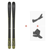 Ski Head Kore 93 Grey 2021 + Fixations de ski randonnée + Peaux