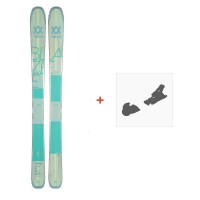 Ski Volkl Blaze 106 W 2021 + Fixations de ski - Pack Ski Freeride 106-110 mm