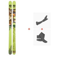 Ski Volkl Revolt 87 2022 + Touring Ski Bindings + Climbing Skins  - Freestyle + Piste + Touring