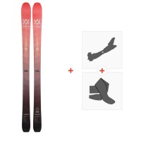 Ski Volkl Rise Above 88 W 2022 + Fixations ski de rando + Peaux  - Rando Polyvalent