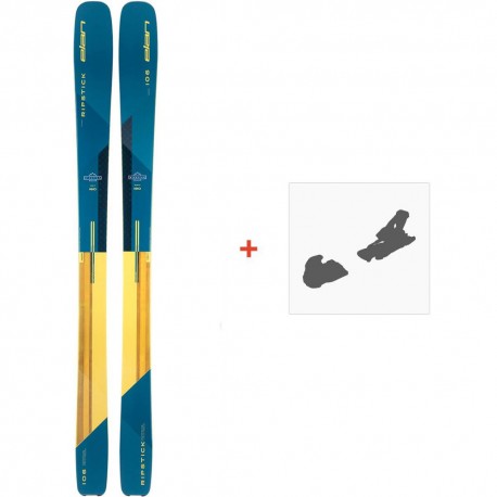 Ski Elan Ripstick 106 2022 + Ski bindings - Pack Ski Freeride 106-110 mm