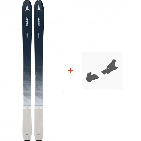 Ski Atomic Backland WMN 85 2022 + Fixations de ski - Ski All Mountain 80-85 mm avec fixations de ski à choix